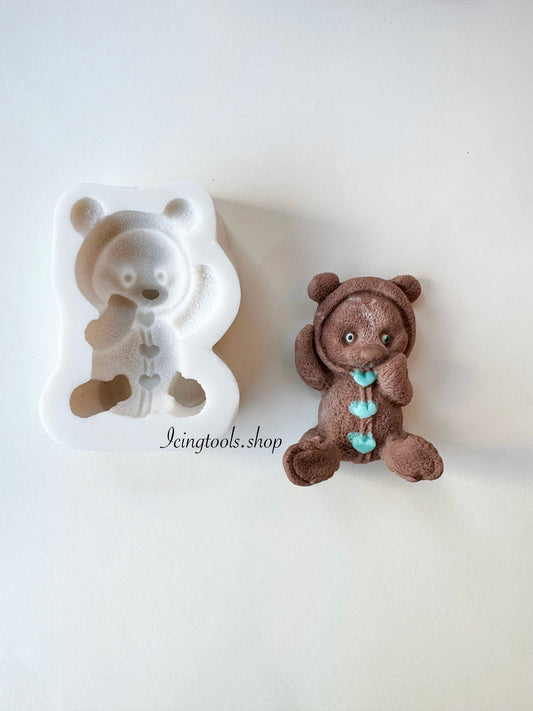 Cuddle teddy silicone mould