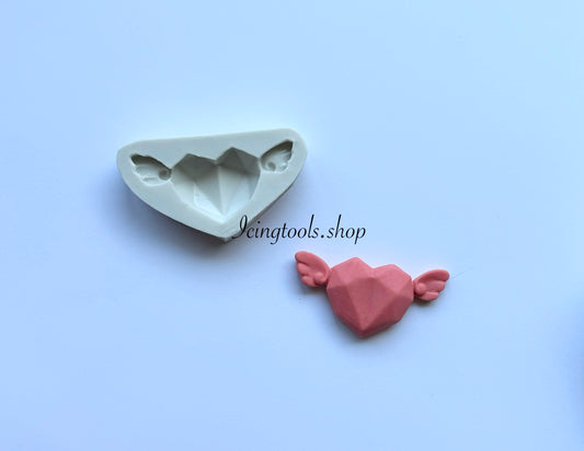 Love wings silicone mould