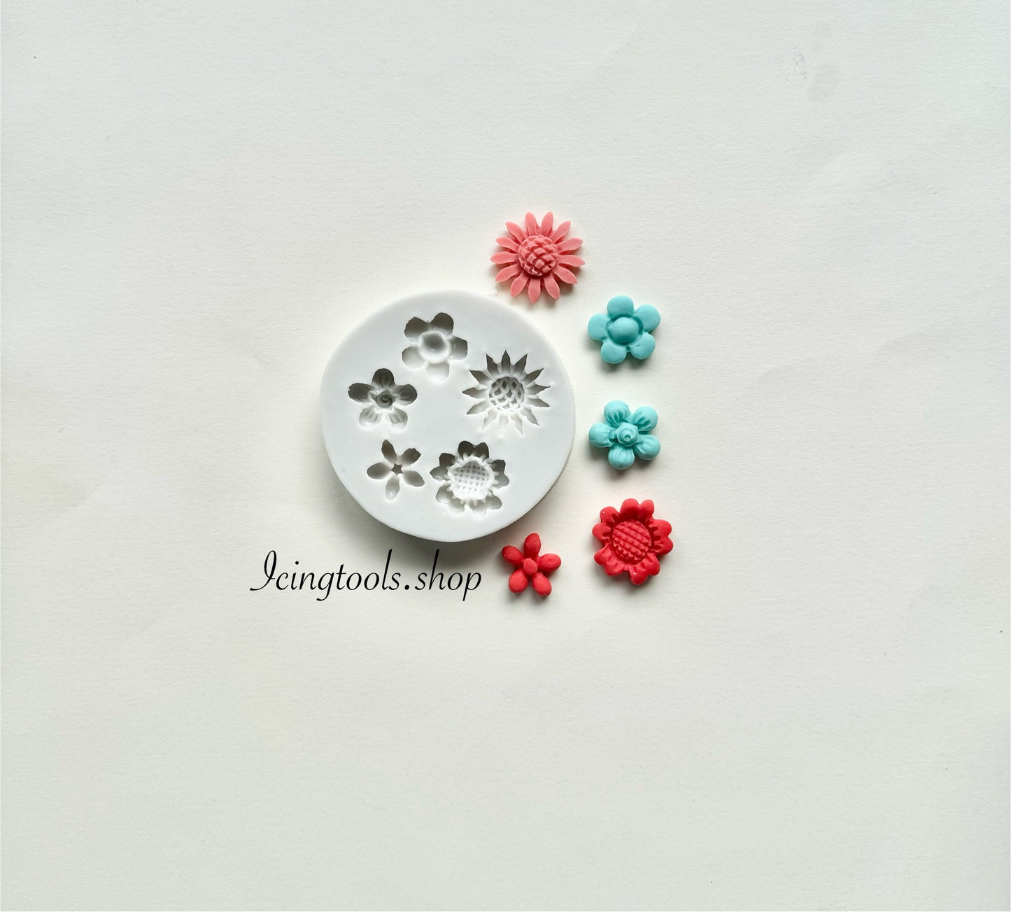 Filler flower silicone mould - by 5