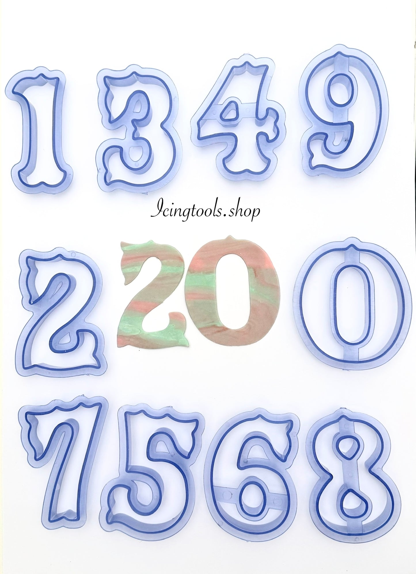 Carnival alphanumeric cutter set