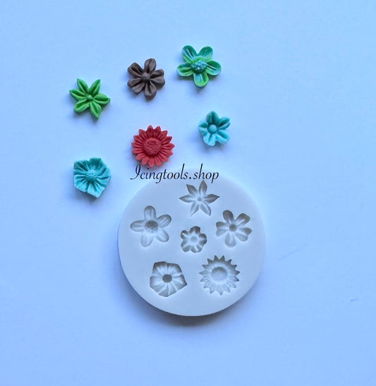 Filler flowers silicone mould