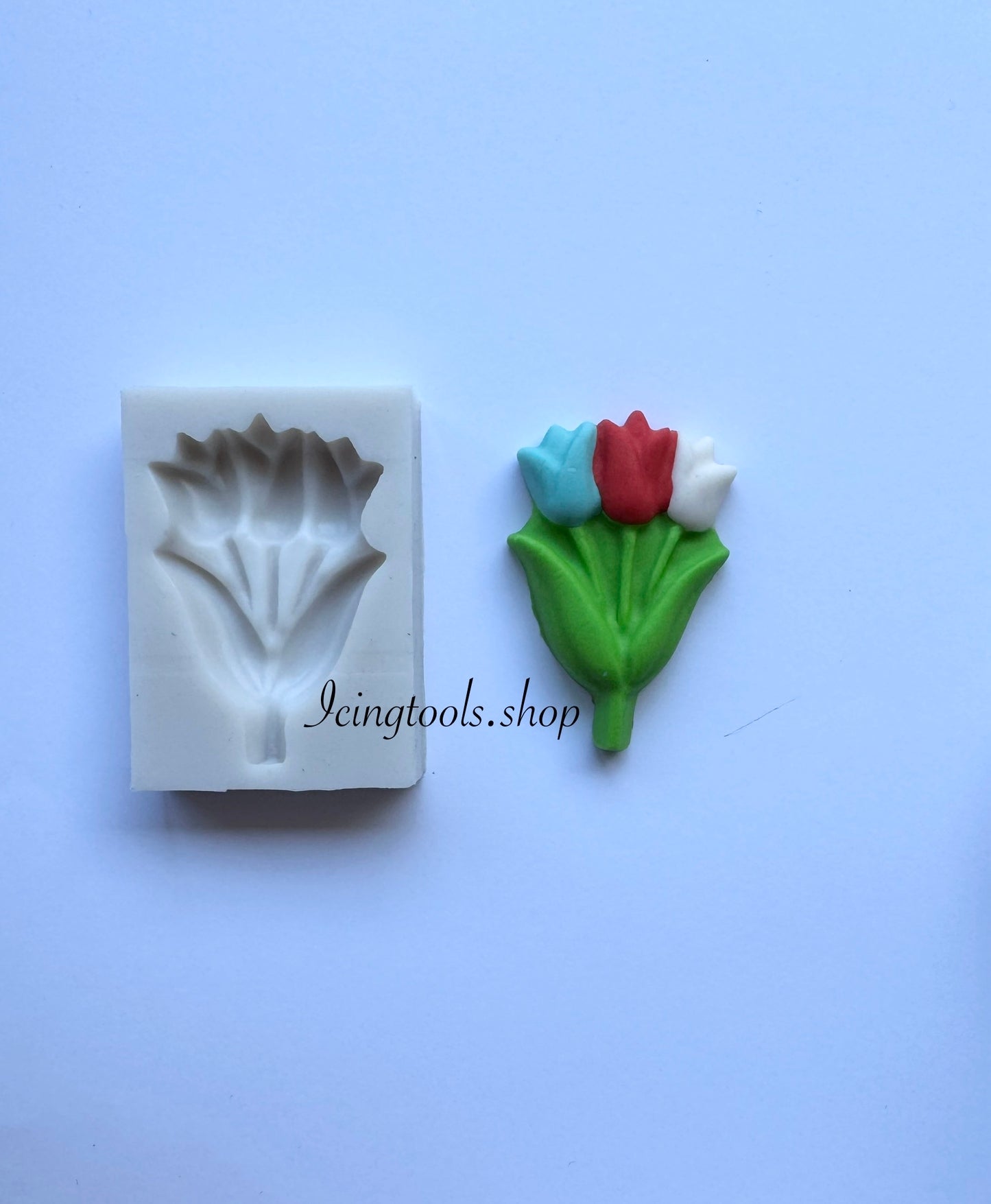 Tulip bunch silicone mould