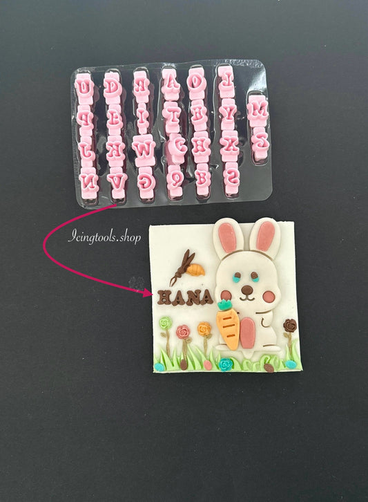 Mini imprint and cutter alphabet set